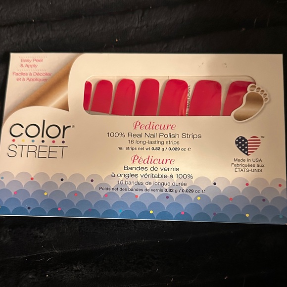 Color Street Accessories - Color Street Baton Rougey Pedicure  Strips